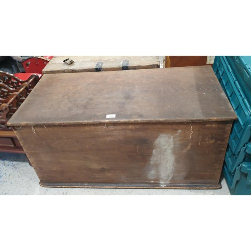 A vintage pine chest, 94x42.5x46.5cm. No shipping. Arrange y...