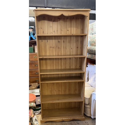 Solid pine bookcase