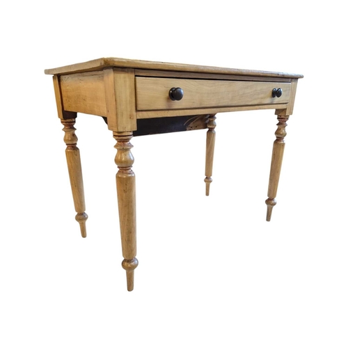 A Victorian 19th century country pine writing table desk. Ra...