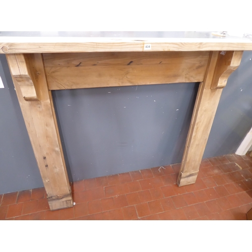 Reclaimed pine fire surround ( 54" wide)