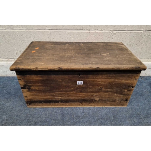 A SMALL PINE STORAGE CHEST  (width 68cm x depth 38cm x heigh...