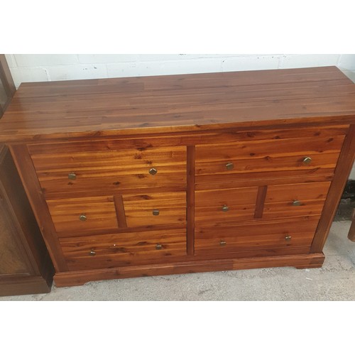 Good Quality Pine 6 Drawer Chest 130 x 83 x 42 cm