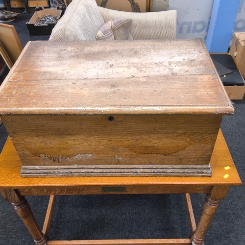 A pine box, 70cm wide