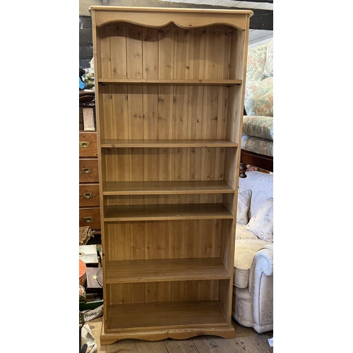 Solid pine bookcase