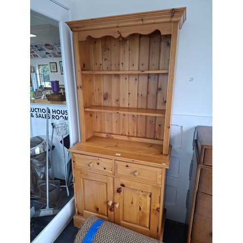 Small pine Welsh dresser only 87cm wide approx.