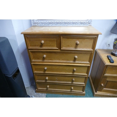 Pine 2/4 chest of drawers