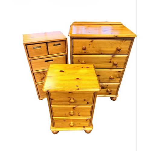 A collection of Pine furniture.