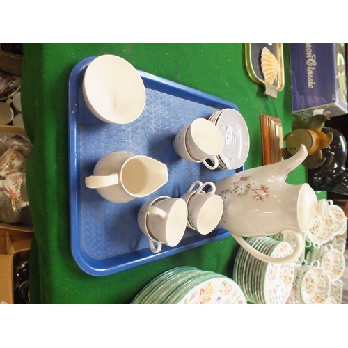 Doulton Forest Pine Six Setting Coffee Set