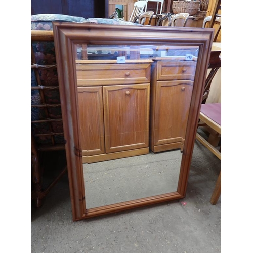 PINE FRAMED MIRROR
