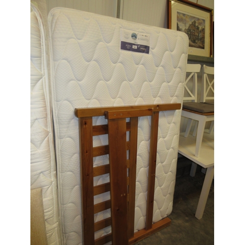 Pine Double Bedstead with Silentnight Mattress