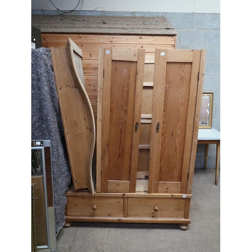DISMANTLED PINE WARDROBE