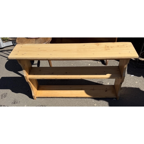 Pine wall shelf