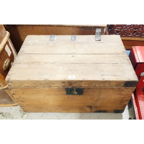 An antique pine chest, 76x46x42cm. No shipping. Arrange your...